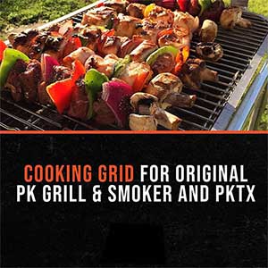 hinged cooking grid replaces the stock nickel-steel grill grate