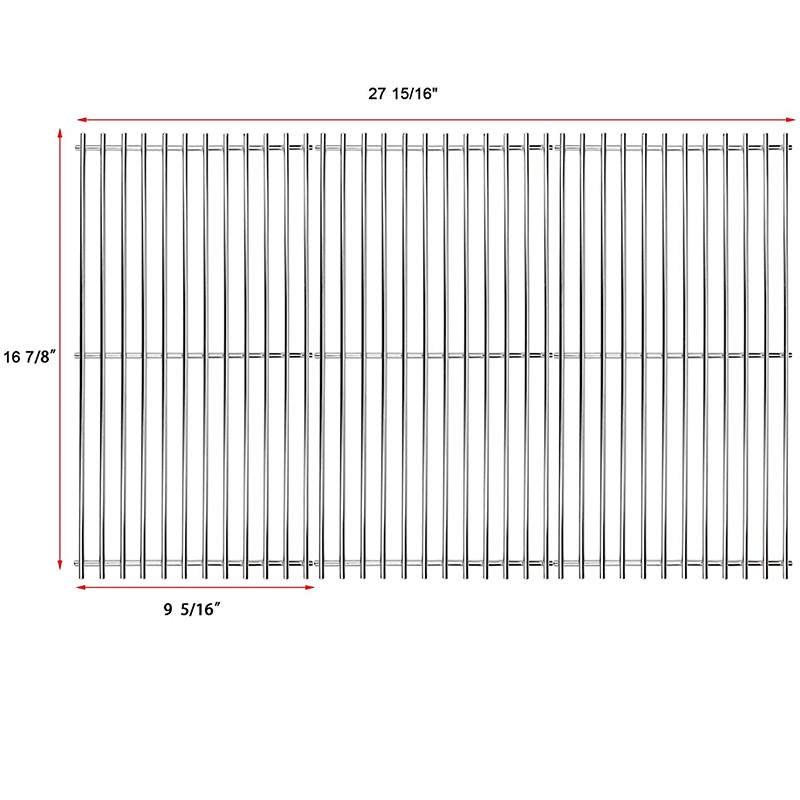 Stainless steel cooking grid grate for Charbroil grill
