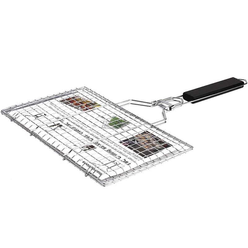 Stainless Steel BBQ Fish Grill Baskets for Outdoor Grill.