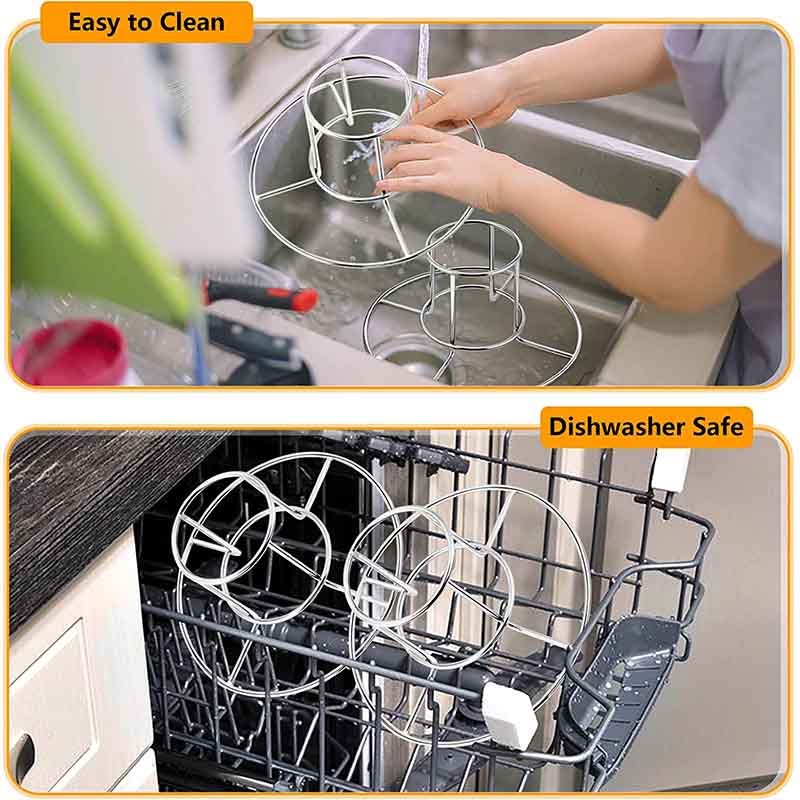 Stainless Steel Beer can Chicken Rack Stand for Roaster Chicken & Turkey.