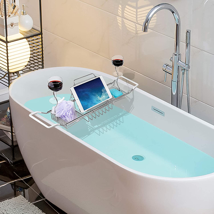 Wholesale stainless Steel bathtub shelf  | bathtub shelf for bathroom  | bathtub caddy tray  | bathtub tray