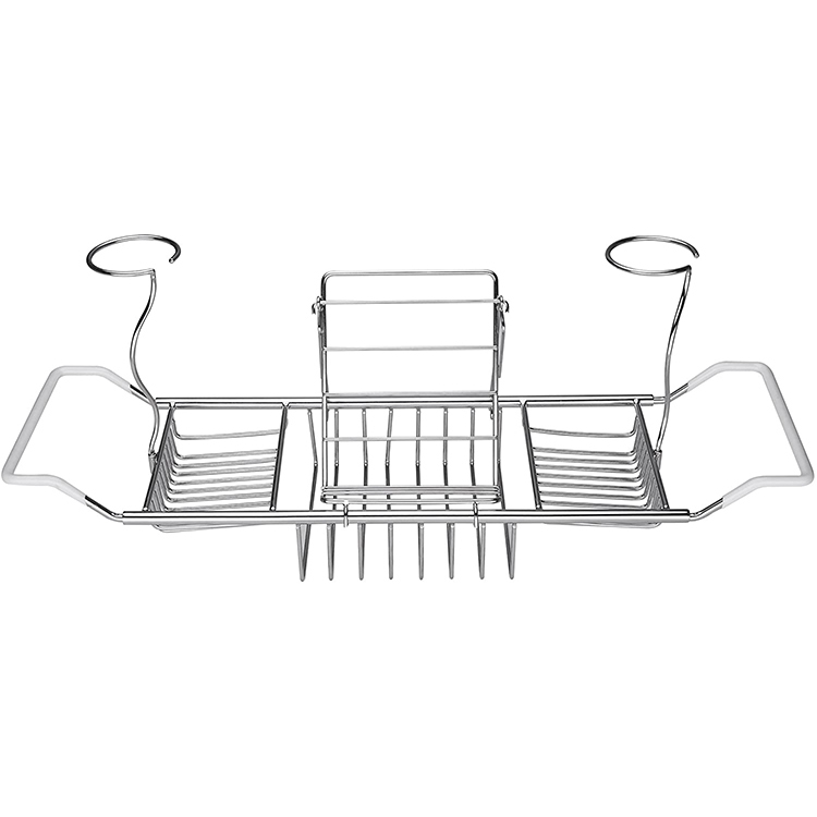 Wholesale stainless Steel bathtub shelf | bathtub shelf for bathroom | bathtub caddy tray | bathtub tray