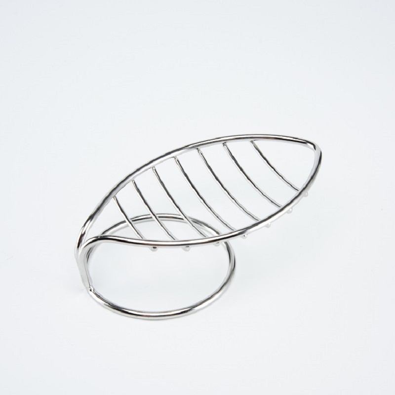 stainless steel leaf shape soap holder