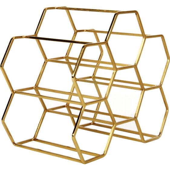 Wholesale 6 bottle countertop wine rack | 6 bottle wine holder | stackable bottle holder | wine bottle holder stand